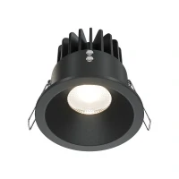 Встраиваемый светильник Downlight Zoom, LED 12W, 4000K, Черный (Maytoni Technical, DL034-L12W4K-D-B)