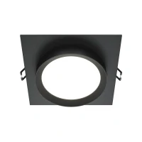 Встраиваемый светильник Downlight Hoop, 1xGX53 Черный (Maytoni Technical, DL086-GX53-SQ-B)