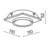 Встраиваемый светильник Downlight Hoop, 1xGX53 Белый (Maytoni Technical, DL086-GX53-SQ-W) - Amppa.ru