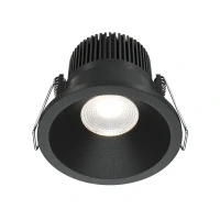 Встраиваемый светильник Downlight Zoom, LED 6W, 4000K, Черный (Maytoni Technical, DL034-01-06W4K-D-B)