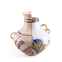 Ваза Hybrid, Коричневый/Белый/ (Seletti, 09191)