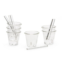 Стакан Estetico Quotidiano, Прозрачный/ (Seletti, 10655KIT)
