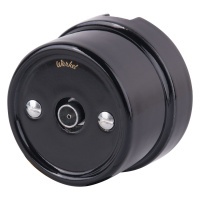 W5683008/ Электроустановочные изделия - ТВ розетка (черный) Ретро